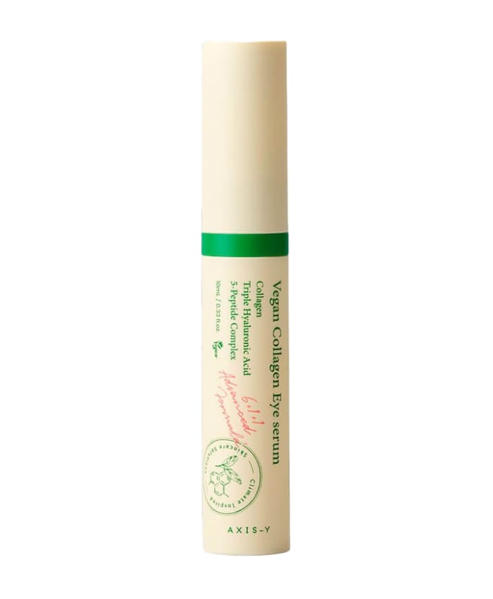 AXIS-Y Vegan Collagen Eye Serum Пептидная сыворотка для век с массажным аппликатором 10 мл