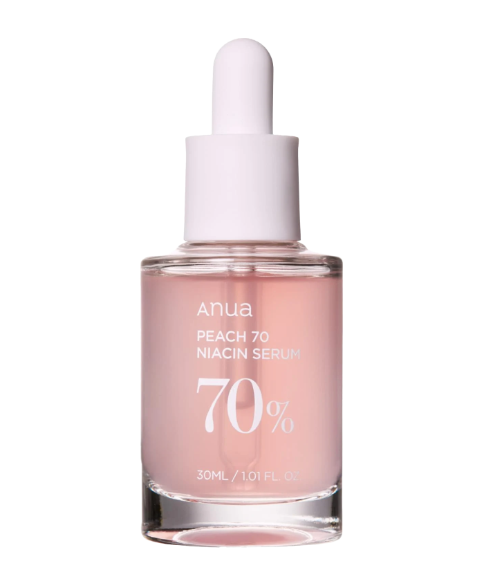 Anua Peach 70% Niacin Serum Сыворотка с персиком для гладкой и сияющей кожи 30 мл