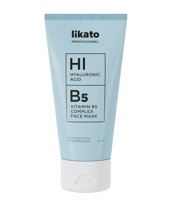 Likato Маска для лица увлажняющая с гиалуроновой кислотой и витамином В5 50 мл