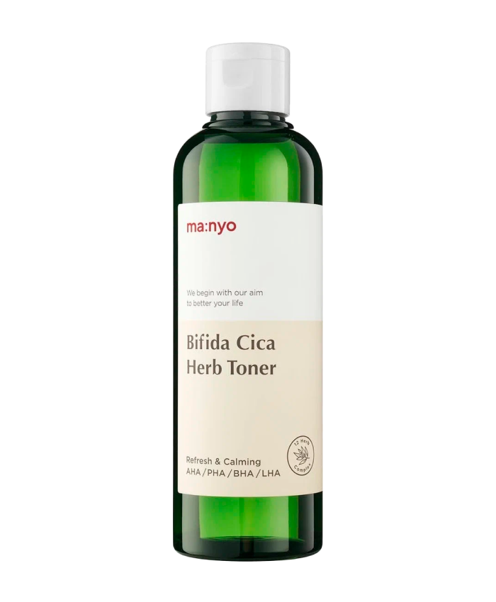 Manyo Bifida Cica Herb Toner Həssas dəri üçün sakitləşdirici tonik 210 ml