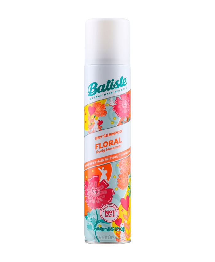 Batiste Floral Сухой Шампунь для Очищения Волос с Цветочным Ароматом 200 мл