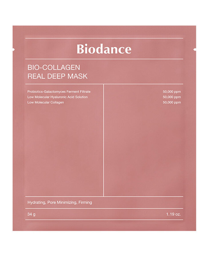 Biodance Bio-Collagen Real Deep Mask Dəri elastikliyi üçün gecə hidrogel kollagenli maska 34 q