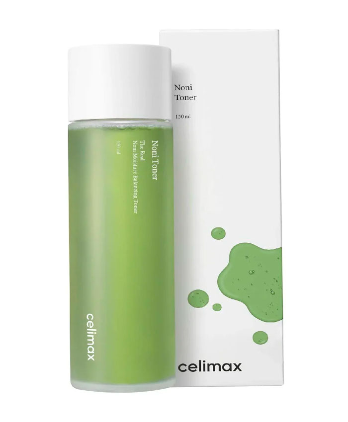 Celimax The Real Noni Moisture Balancing Toner Освежающий тонер для лица с экстрактом нони 150 мл