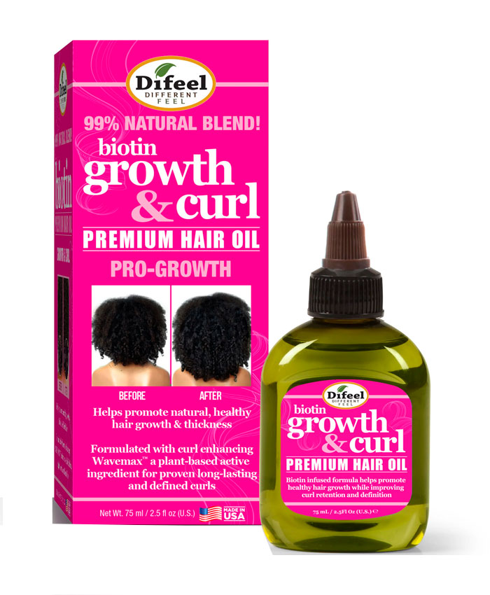 Difeel Biotin Growth and Curl Масло для волос 75 мл