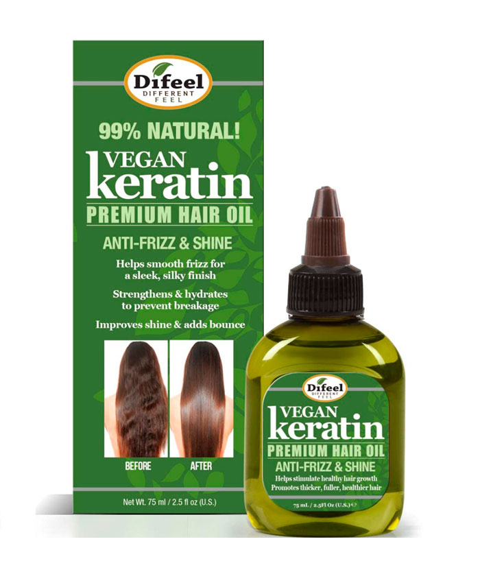 Difeel Vegan Keratin Масло для волос 75 мл