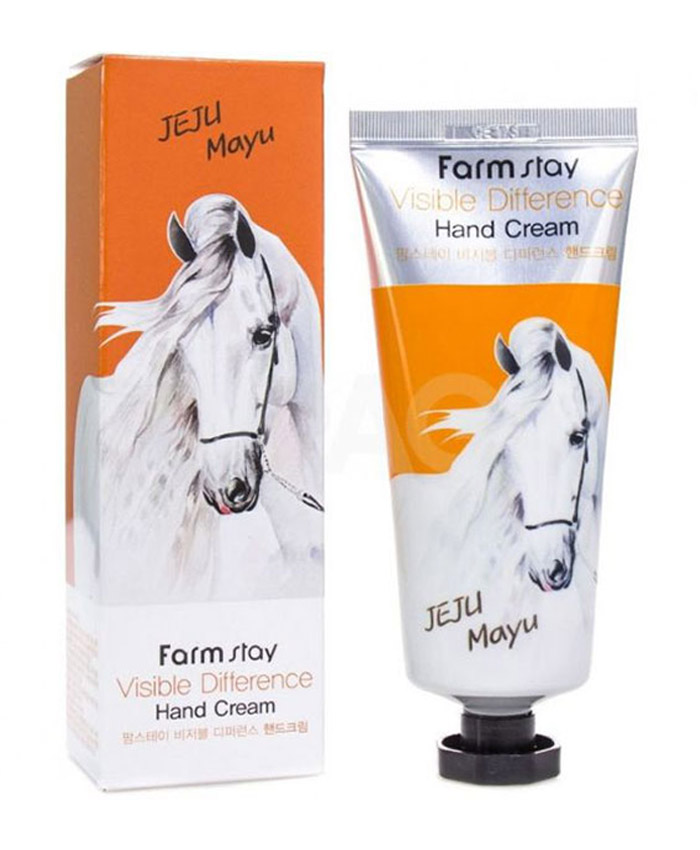 FarmStay Visible Difference Hand Cream Horse Oil Крем для Рук с Лошадиным Жиром