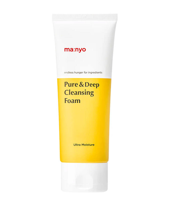 Manyo Pure Deep Cleansing Foam Məsamələrin dərin təmizlənməsi üçün seramidli köpük 100 ml