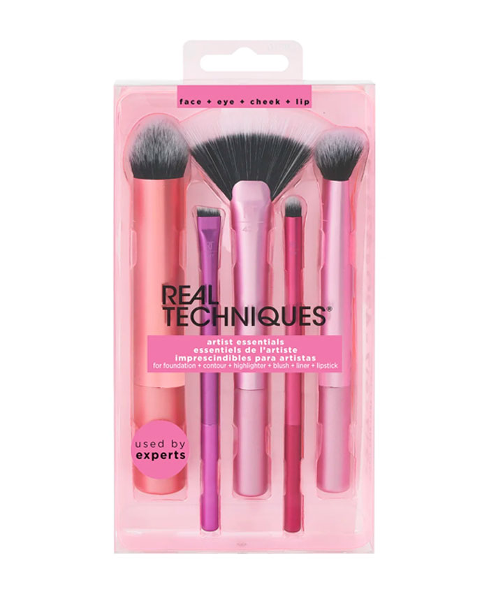 Real Techniques Artist Essentials Makeup Brush Set Набор Кистей 