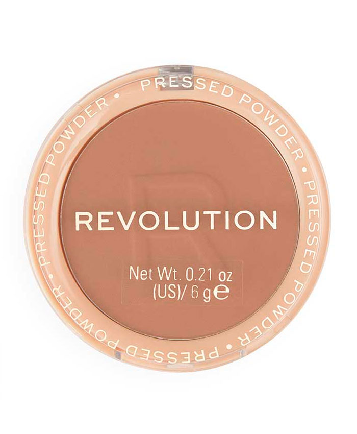 Makeup Revolution Compact Powder Reloaded Компактная бронзирующая пудра для лица Tan