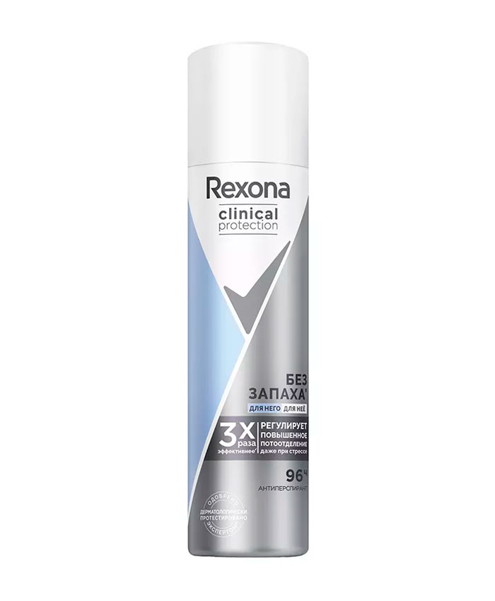 Rexona Clinical Protection Антиперспирант Аэрозоль Без запаха 150 мл