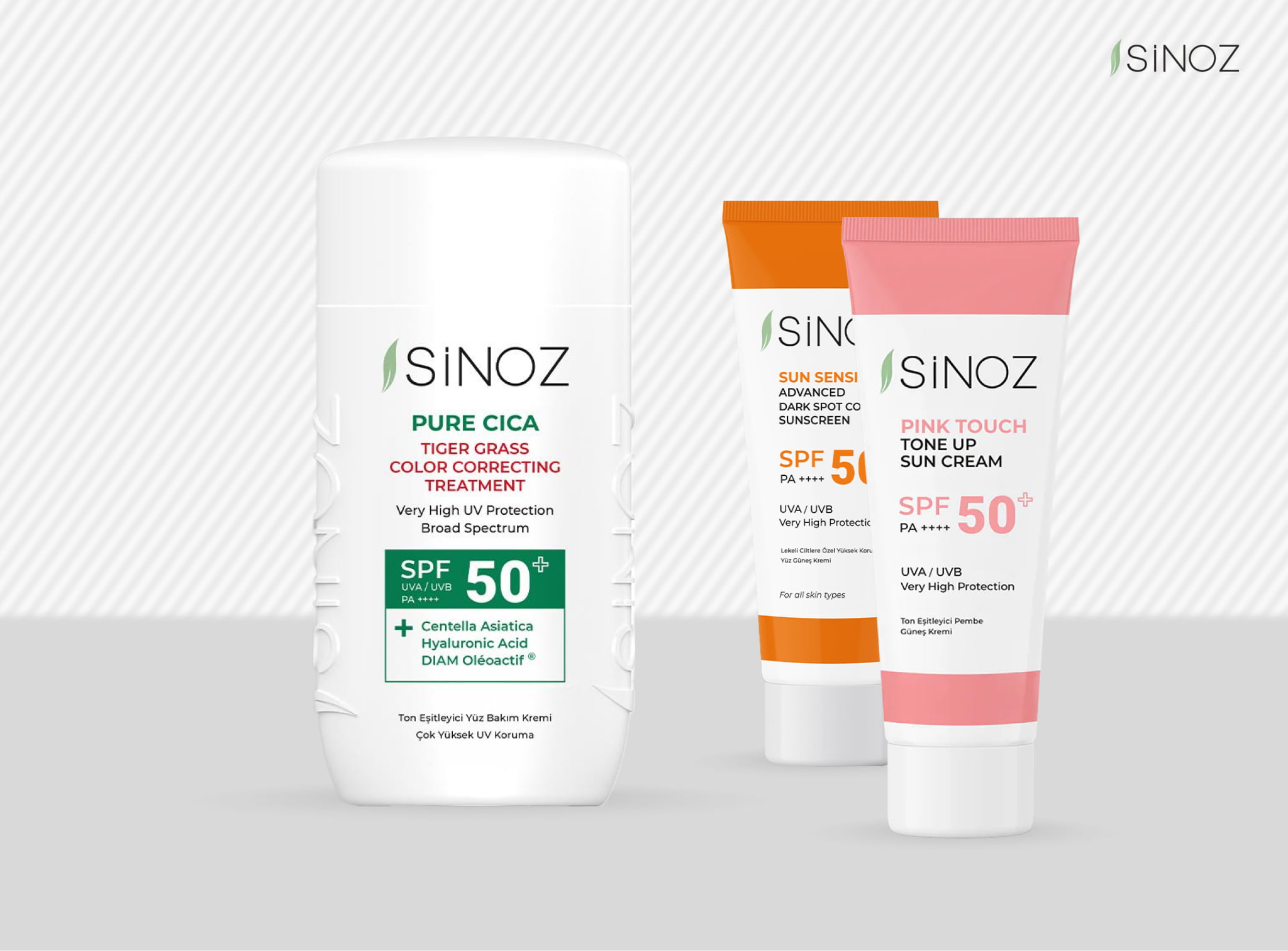 Уход за кожей с продуктами Sinoz