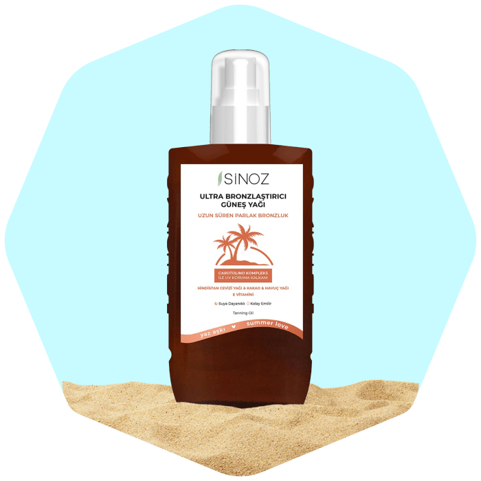 Sinoz Tanning Oil