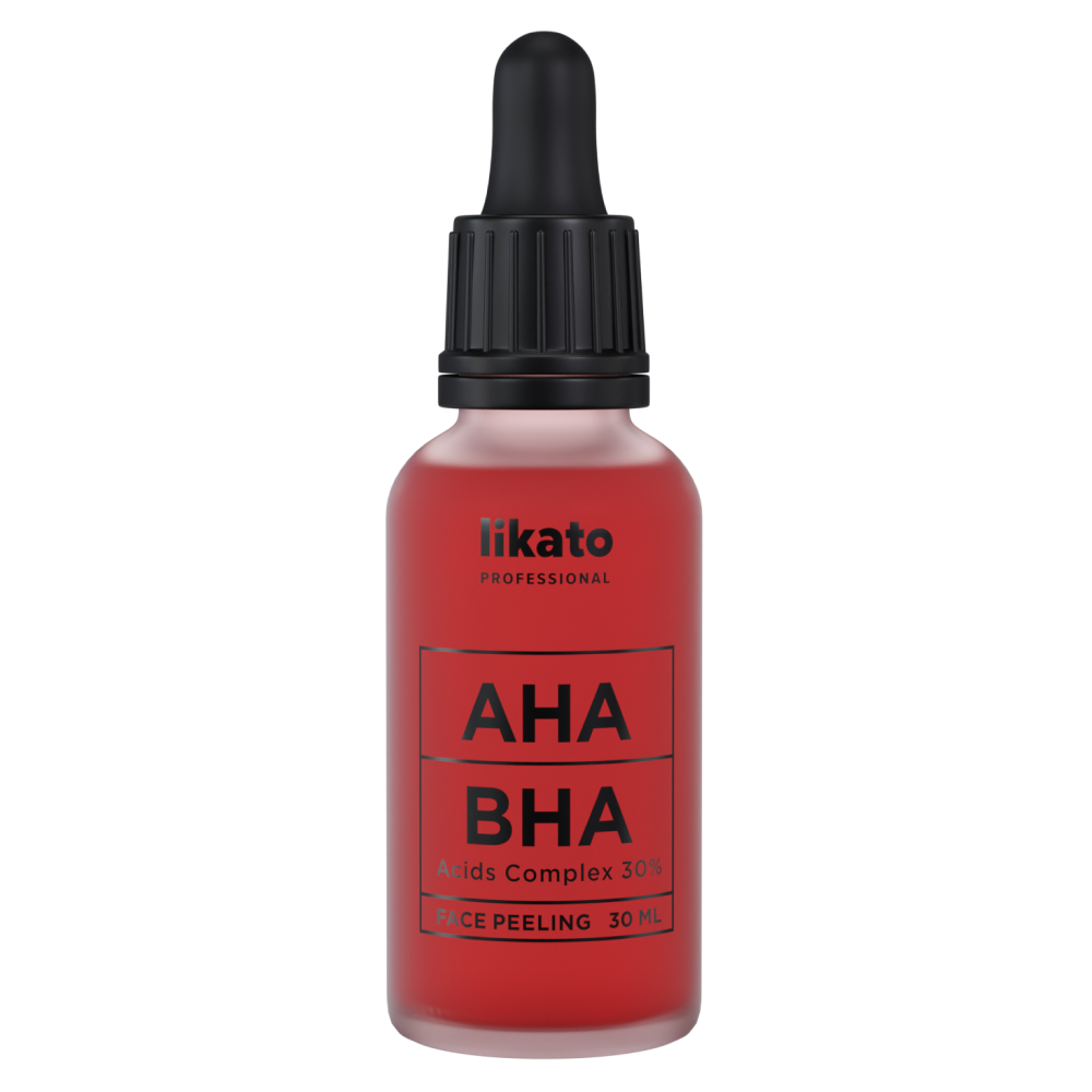 LIKATO professional Üz üçün AHA+BHA turşuları ilə çoxturlu piling 30% 30 ml